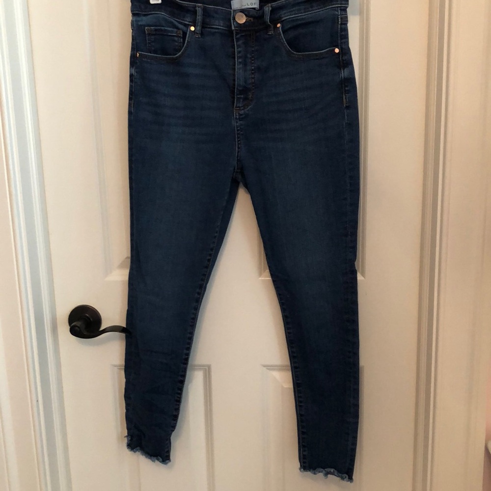 Denim skinny jeans